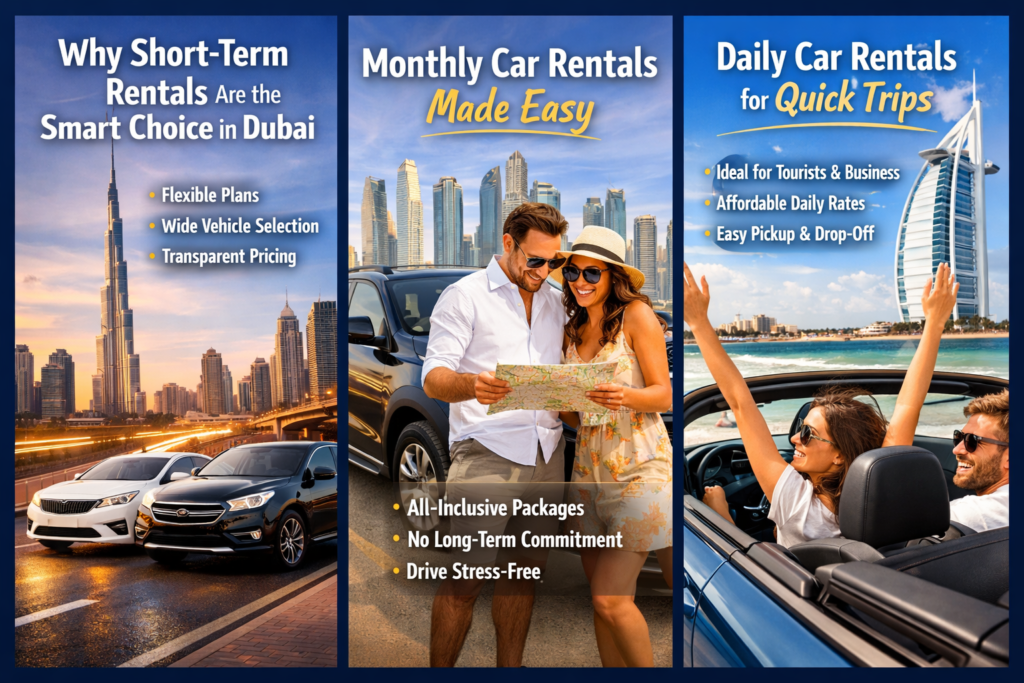 Why Short‑Term Car Rentals Are the Smart Choice in Dubai